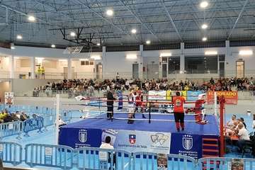 El boxeo volvió a Telde con una velada en el Pabellón Juan Carlos Hernández (Foto TA)